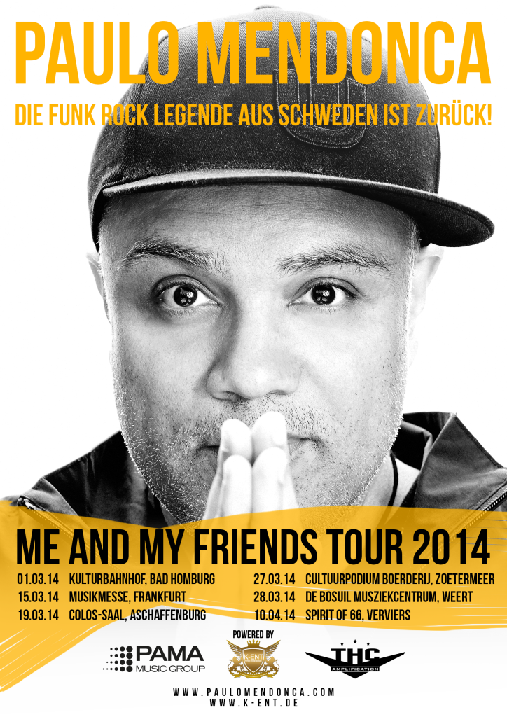 Paulo Mendonca Tour Poster 2014 Final